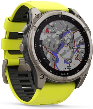Garmin Fenix 8 51mm Tytanowy z Żółtym Paskiem - zdjęcie 4