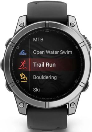 Garmin fenix E 47mm Stalowo-czarny