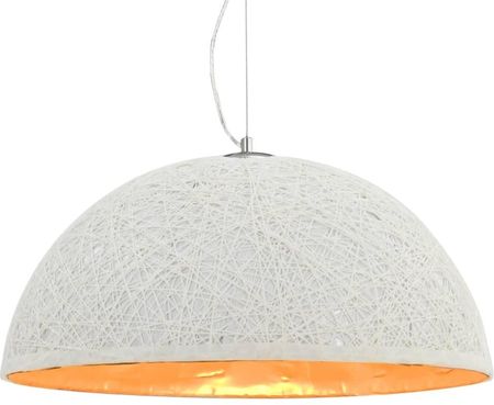 Vidaxl Lampa Wisząca Biało-Złota 50 Cm E27 - Lampy Wiszące Sufitowa Sufitowe