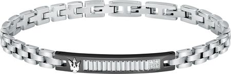 Maserati JM423ATY20 Bransoletka męska ze stali szlachetnej z diamentami