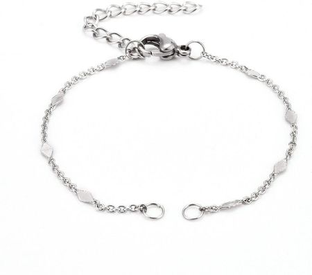 Imge - Arte Bansoletka,baza bransoletki 14 cm Stal Szlachetna / Stainless Steel 1 szt (B00033)