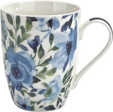 Kubek porcelanowy 340 ml Indigo biały wzór 3