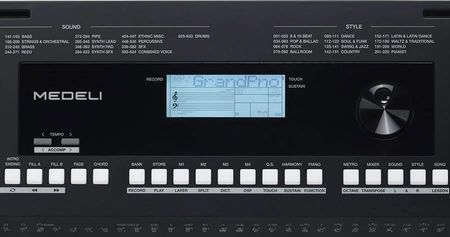 Medeli MK-300 - keyboard 5 oktaw z dynamiczną klawiaturą - zdjęcie 3