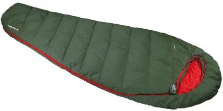 High Peak Mummy Sleeping Bag Pak 1000 Eco Dark Green Red