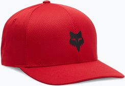 Zdjęcie Czapka Z Daszkiem Męska Fox Racing Fox Head Tech Flexfit Hat Flame Red - Łomianki