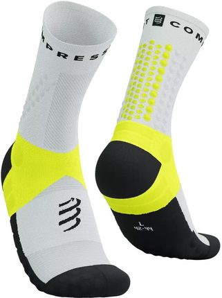 Compressport Kolarskie Klasyczne Skarpetki Ultra Trail V2.0 Biały/Żółty