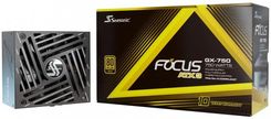 Zdjęcie Seasonic Zasilacz FOCUS GX-750 v4 ATX 3.1 PCIe 5.1 Black 80Plus Gold 750W (FOCUSGX750V4) - Dobiegniew