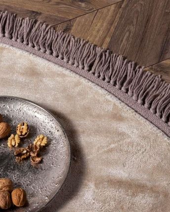 Carpet Decor Dywan Luna Beige Round Handmade Collection 200 Cm 117180 - zdjęcie 2