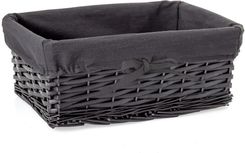 Zdjęcie Koszyk wiklinowy AWD INTERIOR 1879 czarna wiklina duży - Uniejów
