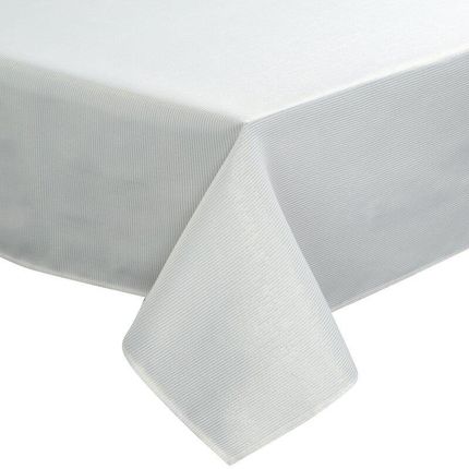 OBRUS ALISA 140 X 220 CM BIAŁY - zdjęcie 3