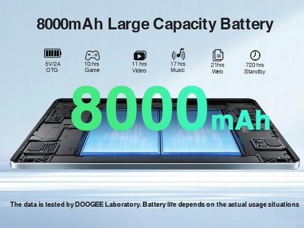 фото Планшет Doogee T10W 4/128GB Wi-Fi Black 2
