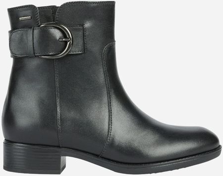 Geox Botki damskie skórzane D26BLB00043-C9999 Czarne