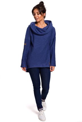 BeWear Bluza damska z kapturem Meinolf B131 granatowa L