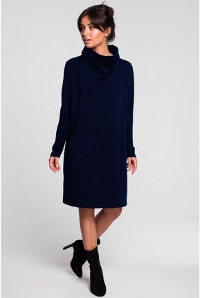 BeWear Sukienka damska midi Hendrych B132 navy XXL