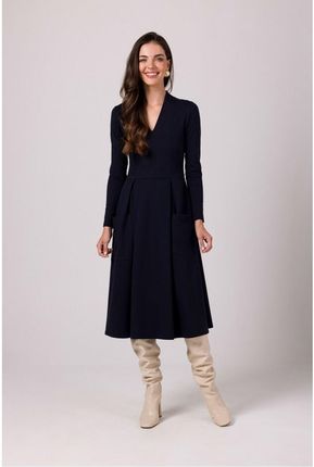 BeWear Sukienka damska maxi Colgrellam B266 navy S