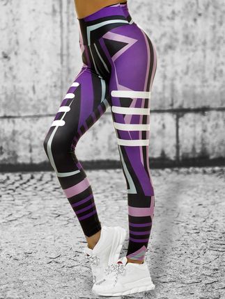 Ozonee Legginsy damskie Aledud Purple L