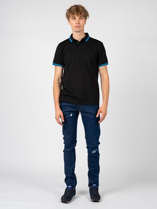 Guess Jeans "Slim Tapered" - X1RA16D4P37 - Niebieski- Rozmiar: 31(EU)