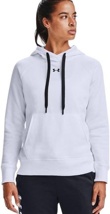 Under Armour Bluza damska Under Armour Rival Fleece HB Hoodie biała 1356317 100