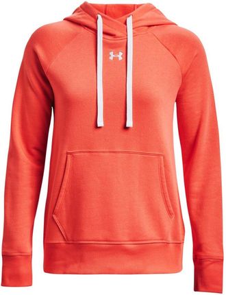 Under Armour Bluza damska Under Armour Rival Fleece HB Hoodie pomarańczowa 1356317 877