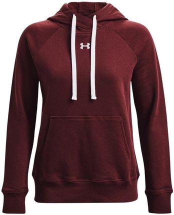 Under Armour Bluza damska Under Armour Rival Fleece HB Hoodie czerwona 1356317 690