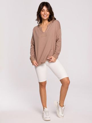 BeWear Damska bluza z kapturem Meniphiphis B225 cappuccino M