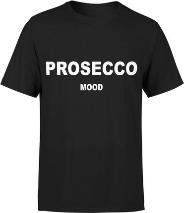 Prosecco Mood Aperol Męska koszulka (XXL, Czarny)