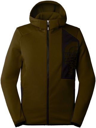 Polar z kapturem męski The North Face MERAK zielony NF0A3YG55HO