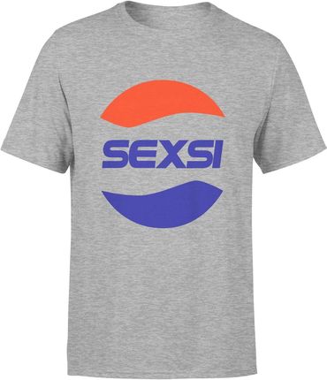 Seksi Sexi Pepsi Męska koszulka (XL, Szary)