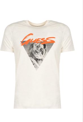 Guess T-Shirt - MBYI05R8G02 - Beżowy- Rozmiar: XS(EU)