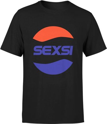 Seksi Sexi Pepsi Męska koszulka (XXL, Czarny)