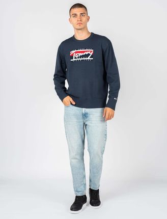 Sweter Tommy Jeans - DM0DM13045 - Niebieski - Rozmiar: XL(EU)