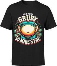 Jestem gruby bo mnie stać dla grubego Męska koszulka (XL, Czarny)