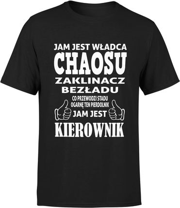Jam jest kierownik dla kierownika Męska koszulka (M, Czarny)