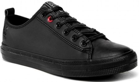 Męskie skórzane buty sportowe BIG STAR JJ174005 Black 40