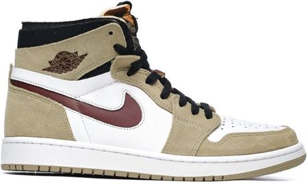 AIR JORDAN 1 MID ZOOM CMFT - Barcelona Patterns - Buty Męskie Skórzane Neutral-Olive CT0978-203 , Rozmiar: EU 42.5 US 9