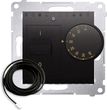 Regulator temperatury z czujnikiem zewnętrznym antracyt, metalizowany DRT10Z.02/48