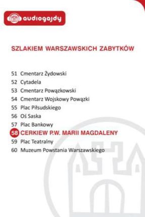 Cerkiew pw. Marii Magdaleny. Szlakiem warszawskich zabytków. eBook.