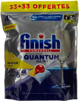 FINISH Tabletki do zmywarki Quantum All in 1 66szt. Lemon FR