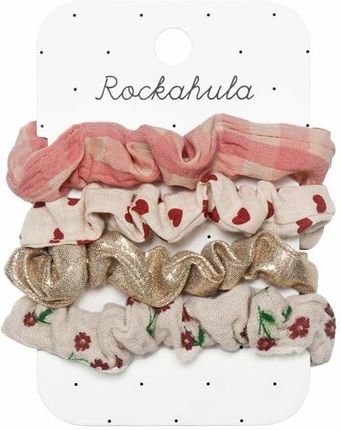 Rockahula Kids Gumki Do Włosów Dla Dziewczynki 4szt. Wildflower Scrunchie (H2284P)