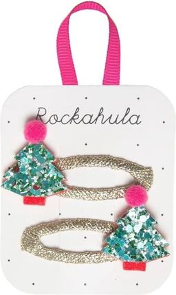 Rockahula Kids Spinki Do Włosów Dla Dziewczynki 2szt. Glitter xmas Tree (x422)