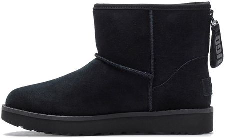 UGG Shoes W Classic Mini Logo Zip, 1122671BLK, Rozmiar: 37.0