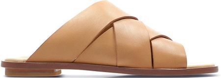 Klapki damskie CLARKS Willow Art elegantes Leder beige 36