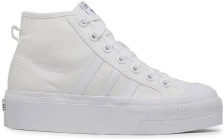 Buty damskie Adidas Nizza Platform trampki wysokie białe 41 1/3