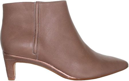 CLARKS Damskie Ellis Eden brązowe skórzane botki CLARKS Damskie Ellis Eden brązowe skórzane botki 39,5