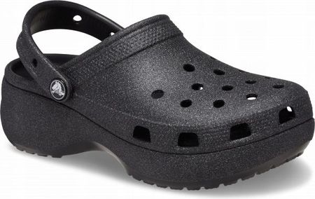 Damskie Buty Chodaki Klapki Crocs Platforma Glitter 207241 Clog 42-43