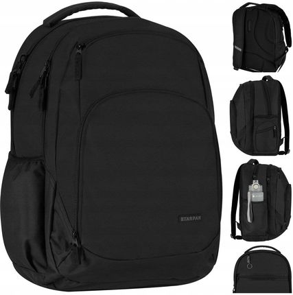 Starpak Plecak Szkolny Młodzieżowy Black 541521