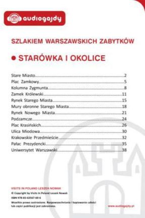 Starówka i okolice. Szlakiem warszawskich zabytków. eBook.
