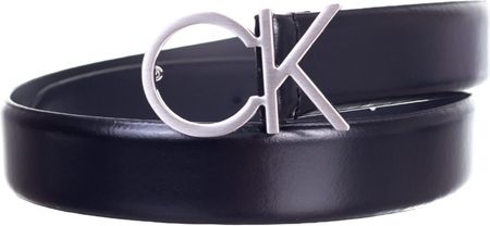 CALVIN KLEIN Pasek Damski Skórzany Czarny GR75266 - Rozmiar: 90