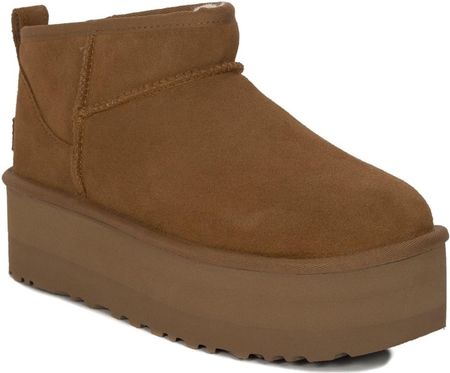 UGG Classic Ultra Mini Platform 1135092-CHE, Buty zimowe, Kobiety, Brązowy, Rozmiar: 41