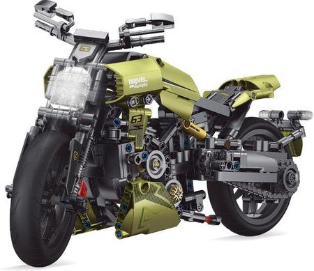 Coil Klocki Konstrukcyjne Zestaw Motor Motocykl Sportowy 648El. - zdjęcie 2